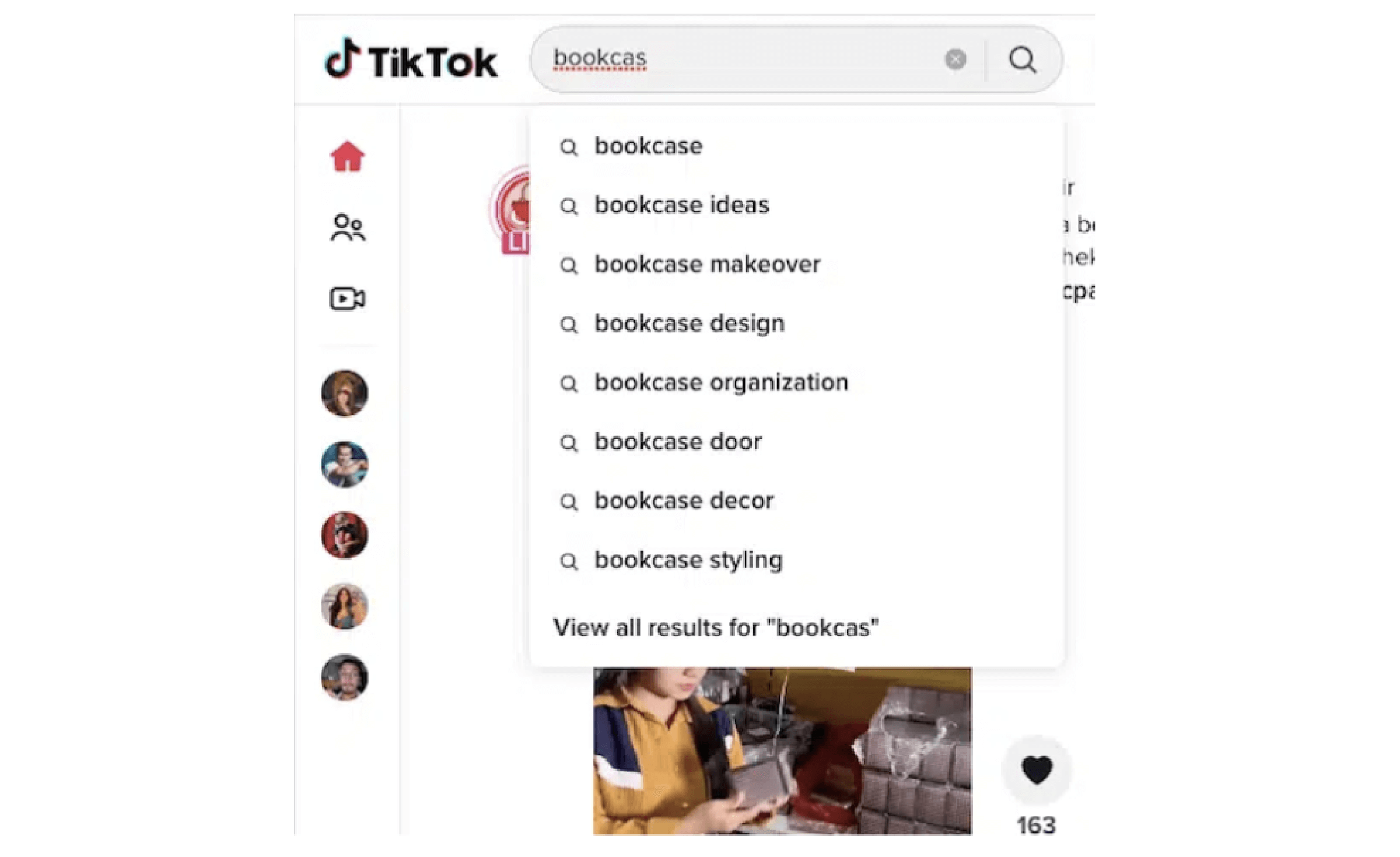 Social search tiktok